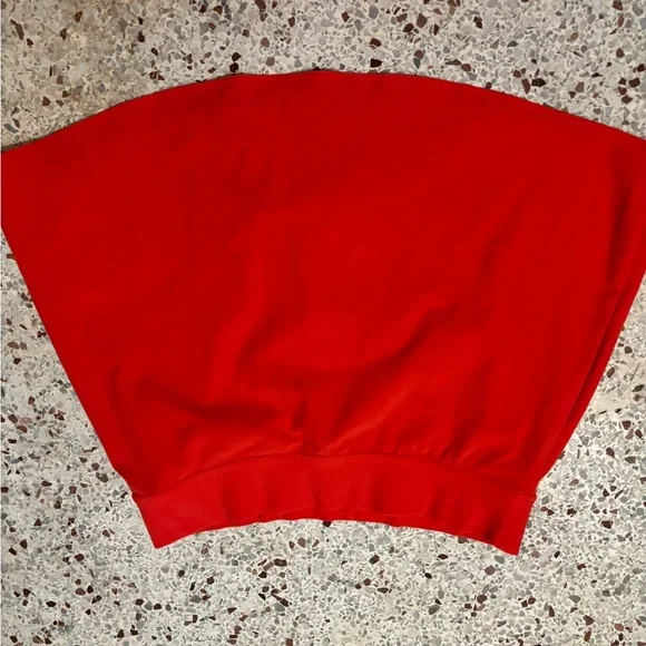 Alo Yoga Women's Alosoft Backspin Skirt in a bright red medium - Picture 7 of 9